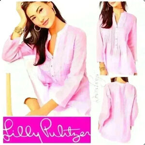 Lilly Pulitzer NWT Tunic in Mandavilla Baby Pink. Classic Lilly Tunic in Lg